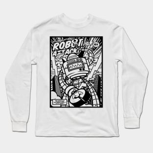 Robot Attack Long Sleeve T-Shirt